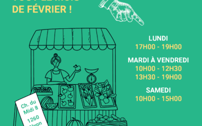 Horaires de février